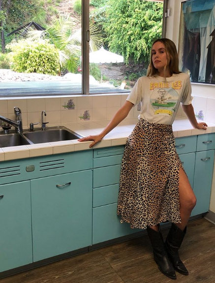 Skirt Faith full the Brand, boots Vintage